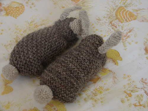 knitted rabbits