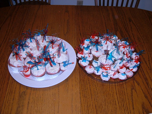pictures of fourth of july cupcakes. 4th of July Fireworks Cupcakes