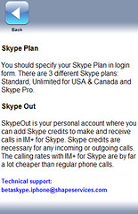 IM+ for Skype beta for iPhone - help text