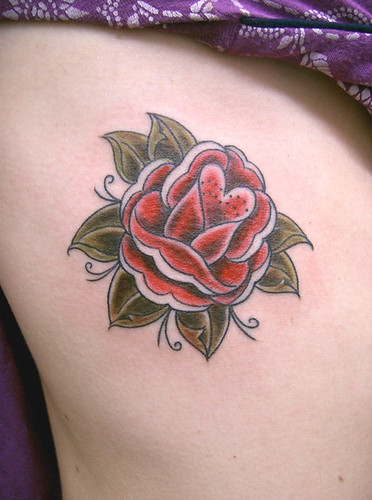  Tatuagem rosa old school rose Tattoo 