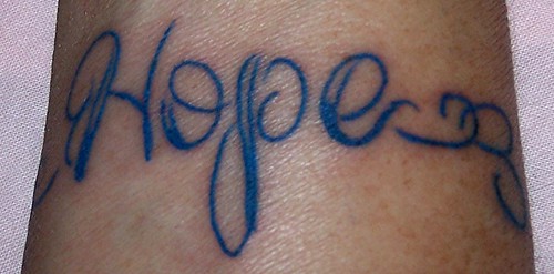 HOPE..a tattoo for survivors