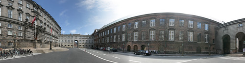 panorama of christianborg palace