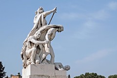 Statue at The Monumento Nazionale a Vittorio Emanuele II