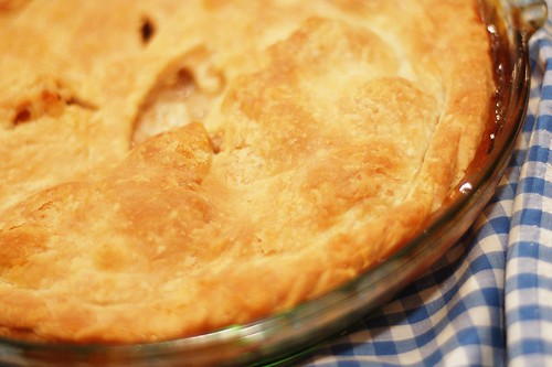 Homemade apple pie.