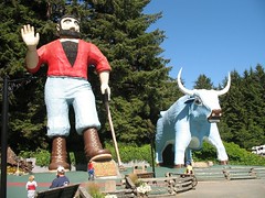 Paul Bunyan and the Trees of Mystery!