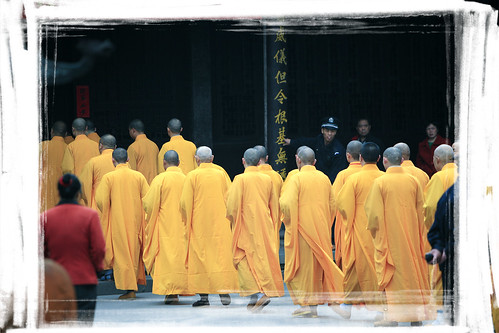 Monks at Monastery of Divine Light