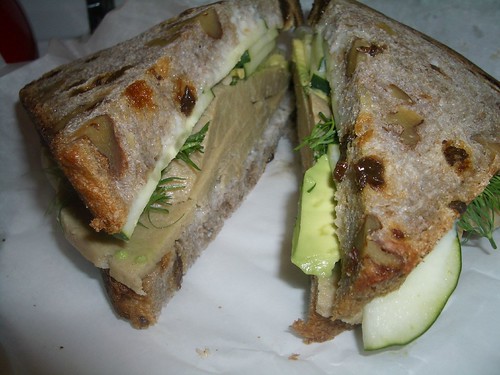 vegan sandwich from soy luck club
