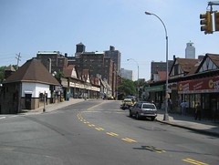 Lefferts Blvd Bridge with Retail Over Tracks, Forest Hills, NY