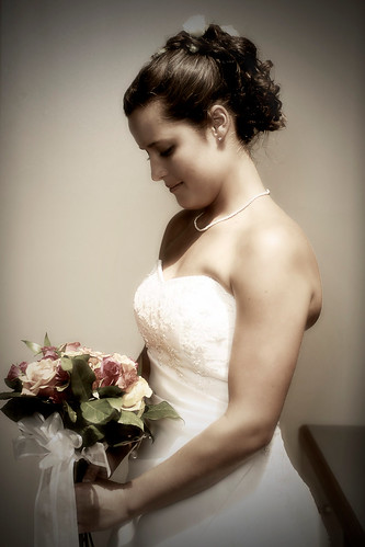 side view updo wedding hair