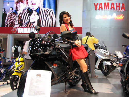 Thai Girl from Yamaha Booth
