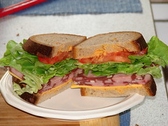 Schinkenmagen Sandwich