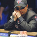 Chip Leader Jerry Yang Studies the Table