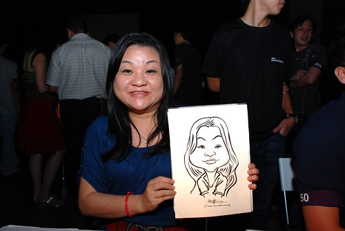 caricature live sketching for SDN First Anniversary Bash - 19
