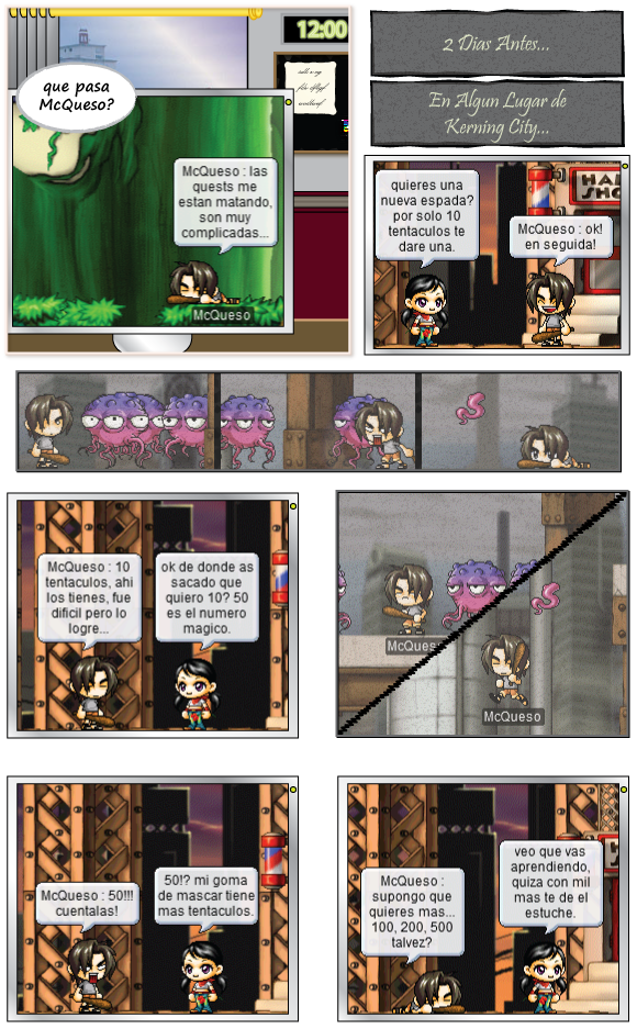 Maple Story - Maple 8 Comic Comic #004: Sin Sentido de Intuicion