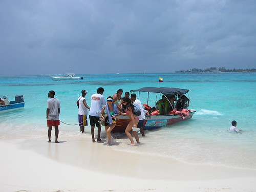 Boat in San Andres- Colombia