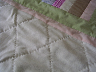 baby quilt hand quilted
