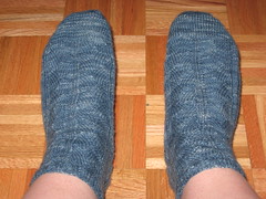 Completed Saphira Socks - Top