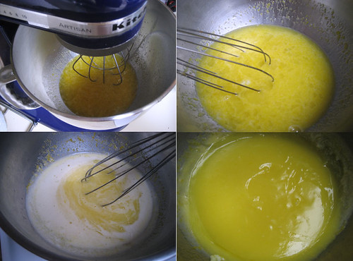 making lemon curd
