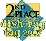 2nd Place Dish Rag Tag