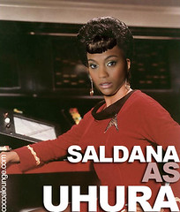 Zoe Saldana as Lt. Uhura