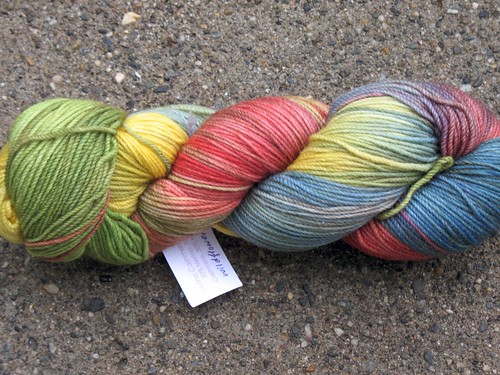 The Knittery merino/cashmere sock yarn