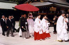 明治神宮的日本神前式婚禮2