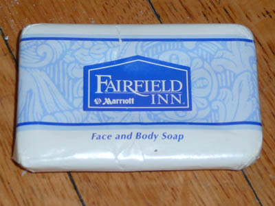 Fairfield Inn Soap from Flickr