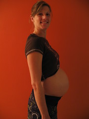 32 weeks bare belly