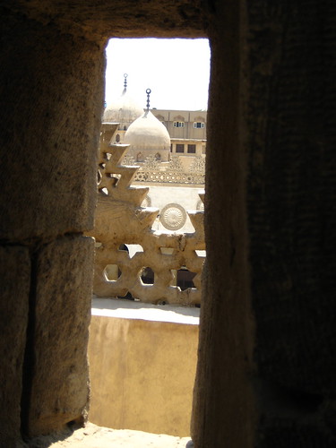 View from the stairwell of a minaret