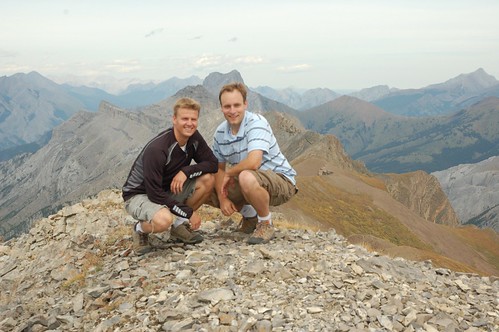 Scott and Sean Atop Opal Mountain