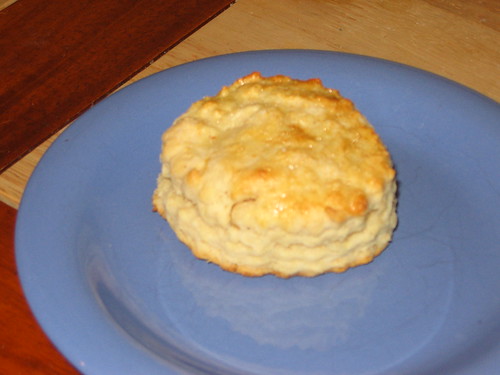 Biscuit on the plate