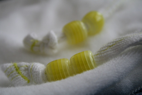 yellow beads — Aug 8