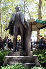 NYC: Bryant Park - Benito Ju�rez statue by wallyg, on Flickr