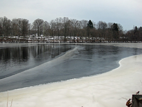 Ice on the Sudbury Reservoir - Southborough, MA