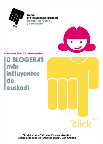 Cartel II Encuentro Bloggers de Getxo