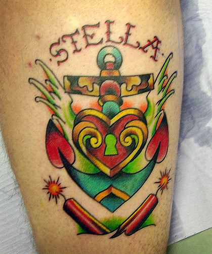 Ode to Stella Tattoo by Dennis Pase
