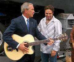 Bush Plays Guitar while New Orleans Drowns
