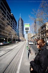 Waiting for the tram at 17mm