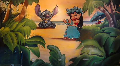 Mural infantil Lilo y Stitch by Berok by WWW.BEROK.ES