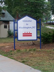 Welcome to Washington, DC at Rhode Island & Eastern Avenue NE