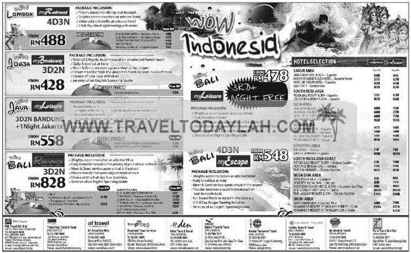 Download this Wow Indonesia Travel Packages Lombok Jogja Bali And Bandung picture