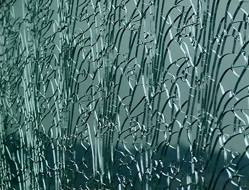 broken glass wallpaper. The pattern in shattered glass
