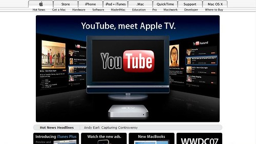 YouTube&AppleTV en apple.com