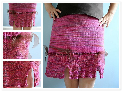 Lacy Skirt with Bows Mosaic