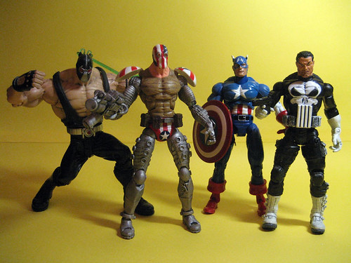 Super Patriot, Bane, Captain America and Punisher