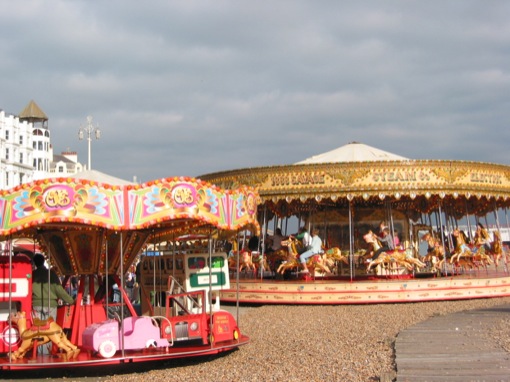 carousel on the beach
