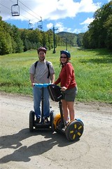 Dani and Beloved on the Segway tour