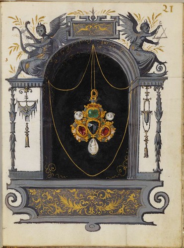Jewel Book of the Duchess Anna of Bavaria (1550s) d