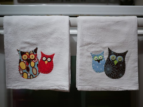 Owl towels