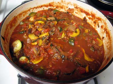 The Stew made of the veggies